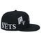 Boné New Era 59fifty Brooklyn Nets Aba Reta Fitted Preto - Marca New Era