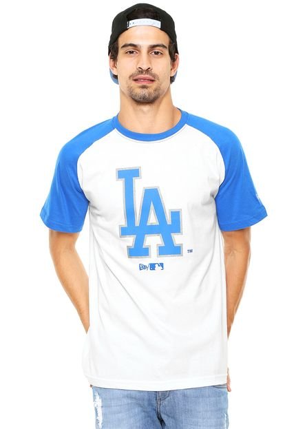 Camiseta New Era Los Angeles Dodgers MLB Branca - Marca New Era