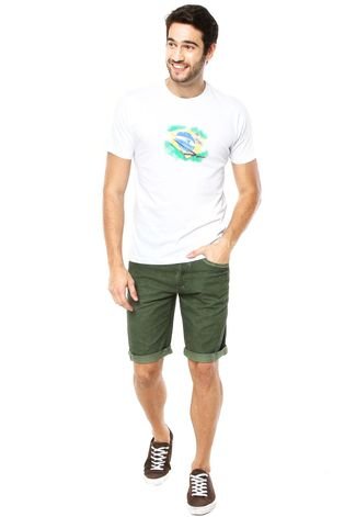 Camiseta Tropical Brasil Branca
