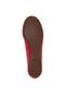 Sapatilha Bico Redondo Básica Vermelha - Marca Capodarte