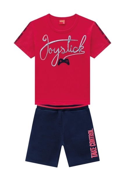 Conjunto Infantil Menino Kyly Vermelho - Marca Kyly