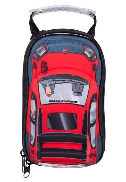 Lancheira Infantil Max Toy Fiat Novo Uno Vermelha - Marca Max Toy