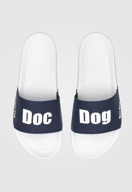 Chinelo Doc Dog Lettering Azul-Marinho - Marca Doc Dog