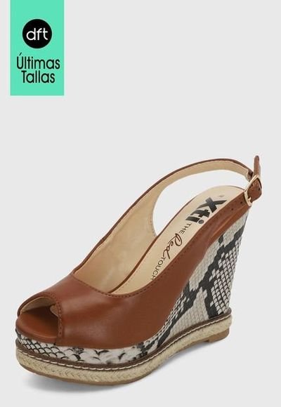 Sandalia Plataforma Camel Beige XTI Compra Ahora Dafiti Colombia