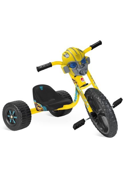 Triciclo Velotrol Transformers Amarelo - Marca Bandeirante