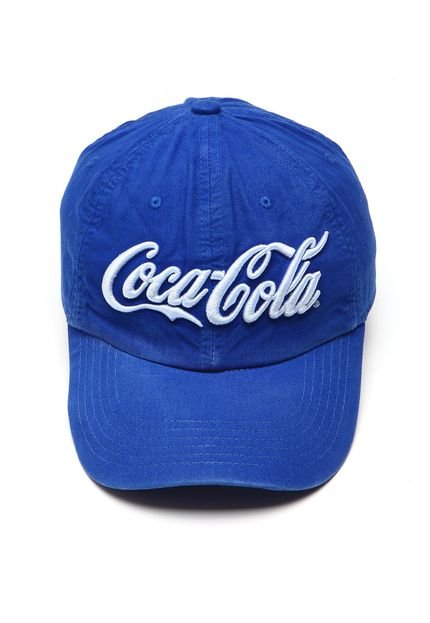 Boné Coca Cola Accessories Strapback Logo Azul - Marca Coca-cola