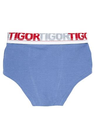 Cueca Tigor T. Tigre Sunga Logo Azul