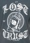 Camiseta  Manga Curta ...Lost Mescla We Trust Azul - Marca ...Lost
