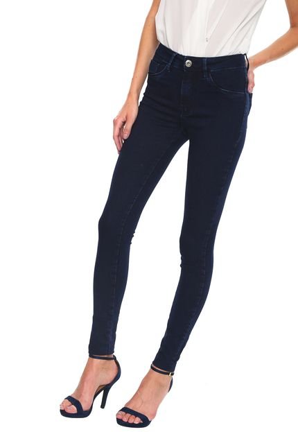 Calça Jeans Osmoze Skinny Rise Azul-marinho - Marca Osmoze
