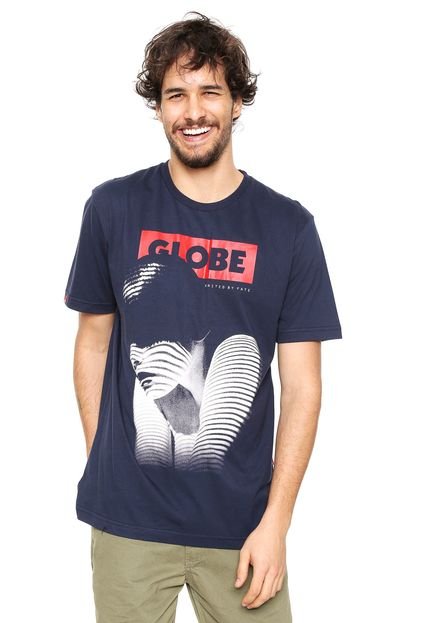 Camiseta Globe United By Fate Azul-Marinho - Marca Globe