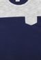 Camiseta Marlan Bolso Cinza/Azul - Marca Marlan