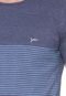 Camiseta Yachtsman Listrada Azul - Marca Yachtsman