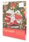 Toalha de Mesa Karsten Doces de Natal 178cm Branca/Vermelha/Verde - Marca Karsten
