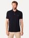 Polo Reserva Masculina Regular Piquet Blu Logo Preta Incolor - Marca Reserva