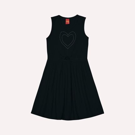 Vestido Infantil Menina Kyly Preto - Marca Kyly