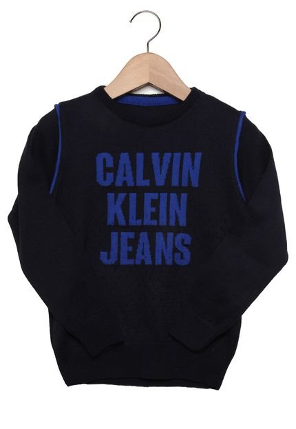 Suéter Calvin Klein Kids Menino Preto - Marca Calvin Klein Kids