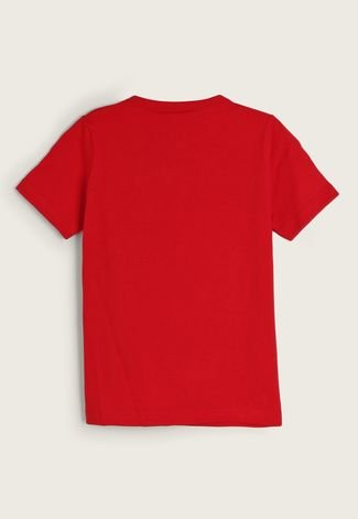 Camiseta Infantil Fakini Avengers Vermelha