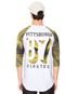 Camiseta New Era Long Folhas 11 Pittsburgh Pirates Branco - Marca New Era