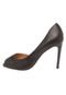 Peep Toe DAFITI SHOES Dorsay Preto - Marca DAFITI SHOES