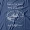 Camiseta Feminina UFO Patent - Azul Genuíno - Marca Studio Geek 