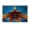 Tela Decorativa em Canvas Love Decor Vista Iluminada Torre Eiffel Multicolorido 90x60cm - Marca Wevans