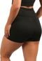 Short Curto Suplex Golden Fitness Academia Bermuda Cintura Alta Preto - Marca Golden Modas