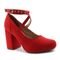 Sapato Modarpe Salto Grosso Boneca Vermelho B62 - Marca Modarpe