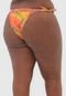 Calcinha Banho de Mar String Estampada Laranja - Marca Banho de Mar Moda Praia