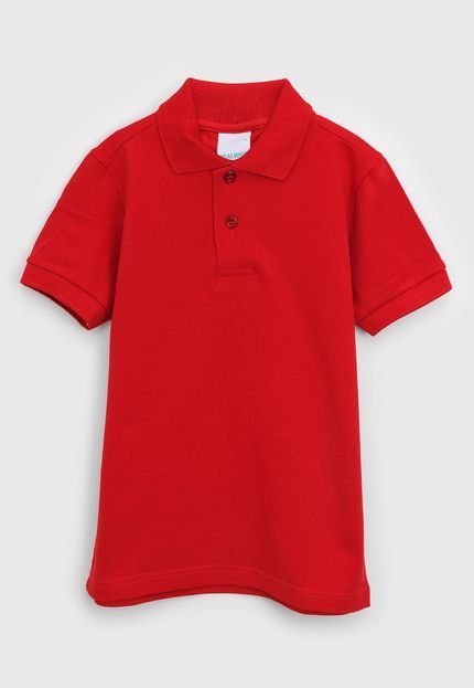 Camisa Polo Malwee Kids Infantil Lisa Vermelha - Marca Malwee Kids