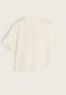 Camiseta Infantil Levis Recortes Off-White - Marca Levis