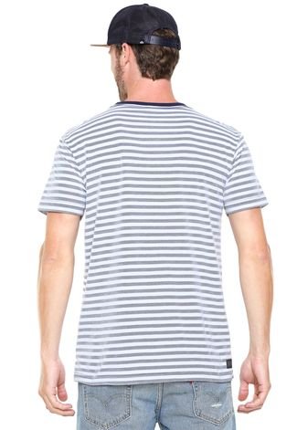 Camiseta Hang Loose Especial Stripe Azul/Branca