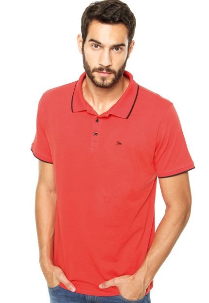 Camisa Polo Ellus Bordado Vermelha - Marca Ellus
