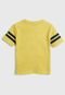 Camiseta Tommy Hilfiger Kids Menino Escrita Amarela - Marca Tommy Hilfiger Kids
