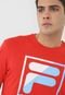 Camiseta Fila Soft Urban Acqua Vermelha - Marca Fila