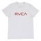 Camiseta RVCA Big RVCA Masculina Cinza Claro Mescla - Marca RVCA