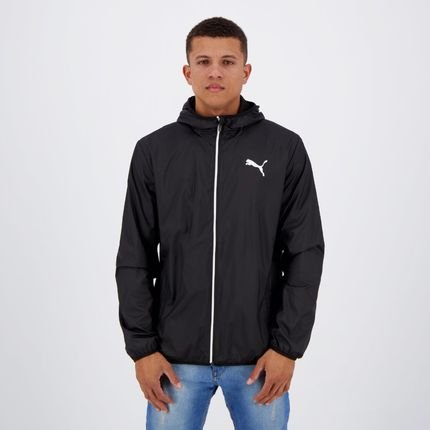 Jaqueta Puma Essentials Solid Corta Vento Preta - Marca Puma