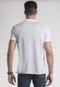 Camisa Polo Slim Em Malha Estampada Branco Traymon CP0709 - Marca Traymon