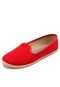 Slipper Moleca Liso Vermelho - Marca Moleca