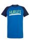 Camiseta Hurley Fring Raglan Azul - Marca Hurley