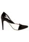 Scarpin FiveBlu Mescla Preto - Marca FiveBlu