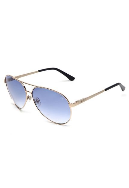Óculos de Sol Mormaii Aviador M0018 Dourado/Azul - Marca Mormaii