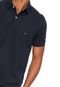 Camisa Polo Tommy Hilfiger Regular Fit Lisa Azul - Marca Tommy Hilfiger