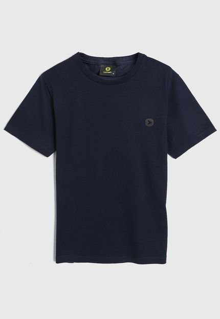 Camiseta Lemon Infantil Logo Azul-Marinho - Marca Lemon