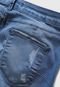 Calça Jeans LND Lunender Mais Mulher Plus Skinny Desgastes Azul - Marca LND Lunender Mais Mulher Plus