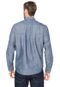 Camisa Jeans Reserva Regular Fit Logo Azul - Marca Reserva