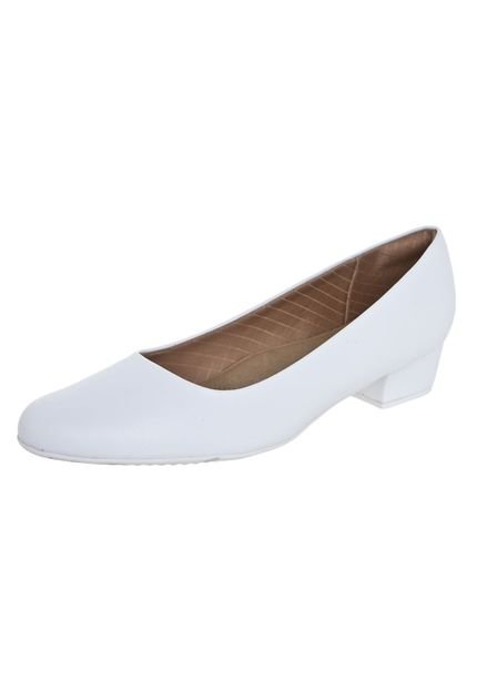 Scarpin Piccadilly Classic Branco - Marca Piccadilly