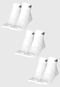 Kit 3 pçs Meia adidas Performance Cano Baixo Light Ank 3p Branco - Marca adidas Performance