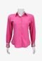Camisa Floral Lisa Pink Produto Gentilmente Usado - Marca EMIGÊ