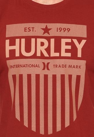 Camiseta Hurley Krush Cammo Vinho