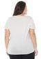 Blusa Lunender Mais Mulher Plus Straps Off White - Marca LND Lunender Mais Mulher Plus